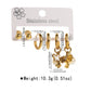 Random Style Earrings Set [304 Stainless Steel, 18K Gold Plated]