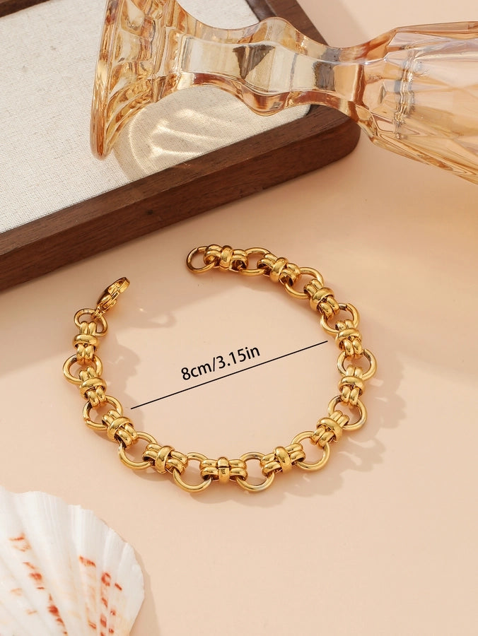 Rolo Chain Bracelet [304 Stainless Steel]