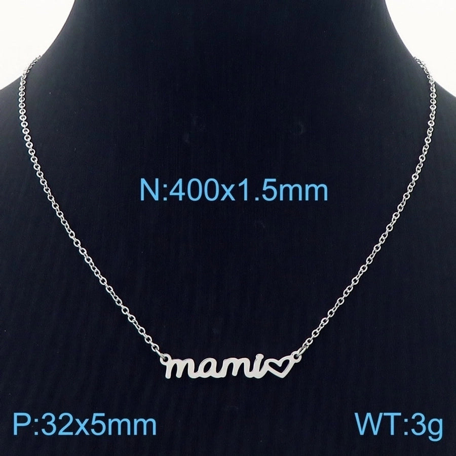 MAMA Bracelets/Necklace [Stainless Steel,18K Gold Plated]