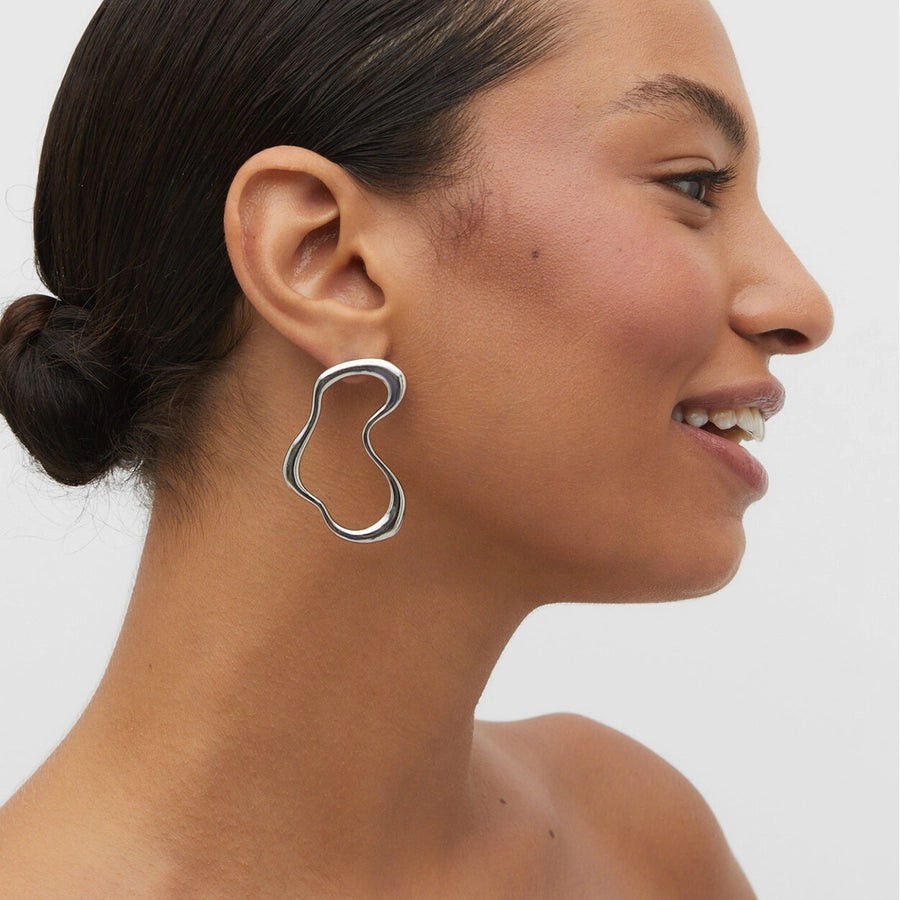 Artistic Silver Earrings [304 Stainless Steel]