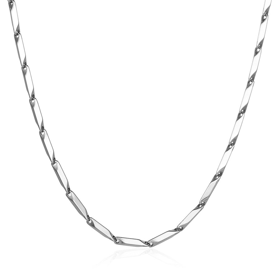 Hip-Hop Solid Color Chain Necklace [304 Stainless Steel]