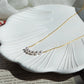 Pearl Necklace [304 Stainless Steel,18K Gold Plated]