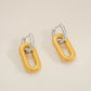 Oversized U Shape Earrings [304 Stainless Steel,18K Gold Plated]