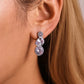 Luxurious Water Droplets Zircon Drop Earrings [304 Stainless Steel,18K Gold Plated]