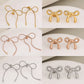 Bow Knot Earrings [304 Stainless Steel]