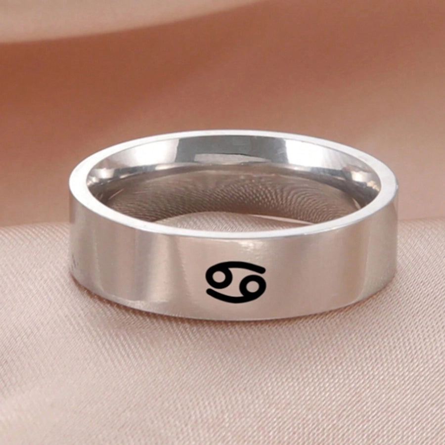 Zodiac Constellation Ring [304 Stainless Steel]