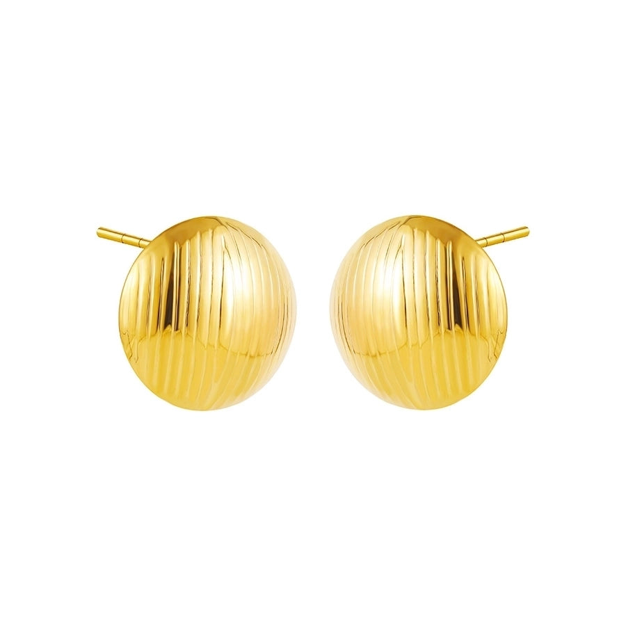 Mix Designs Earrings [Stainless Steel,18K Gold Plated]