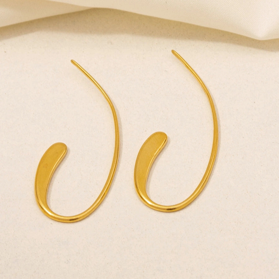 Modern Style Irregular Earrings [304 Stainless Steel,18K Gold Plated]