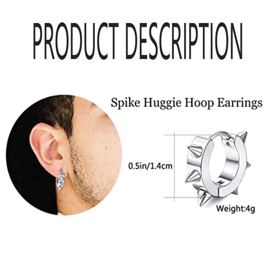 Punk Ear Studs 1 Piece [Stainless Steel]