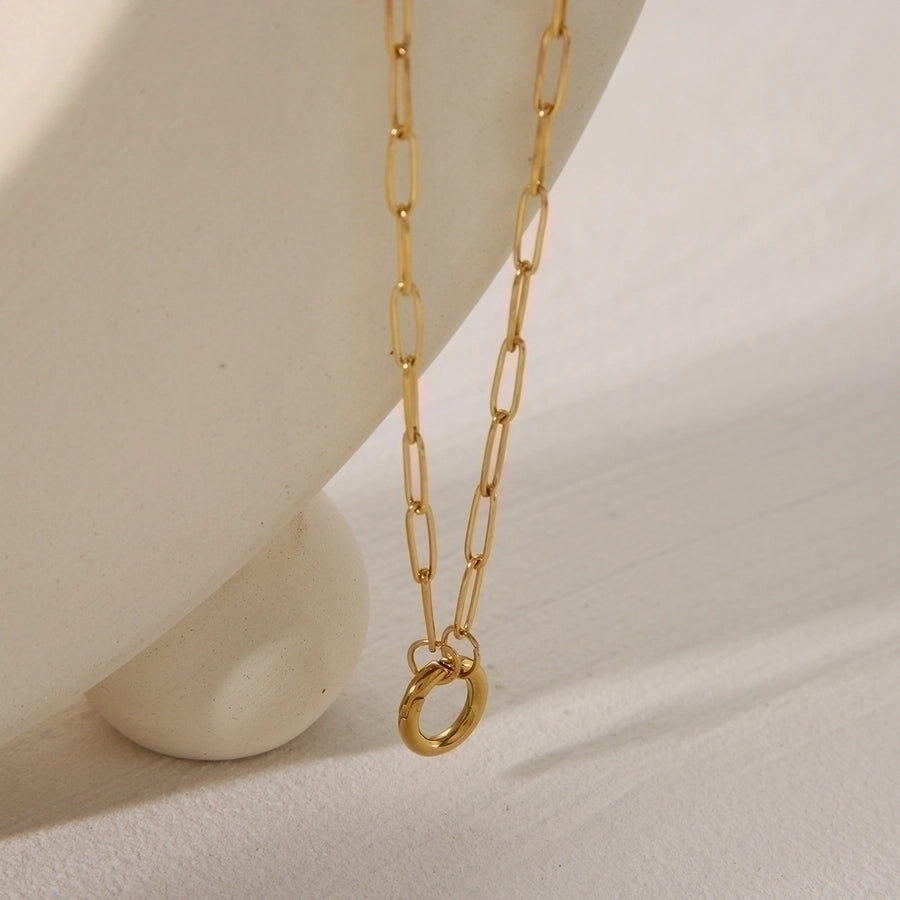 Charms Chain [304 Stainless Steel,18K Gold Plated]