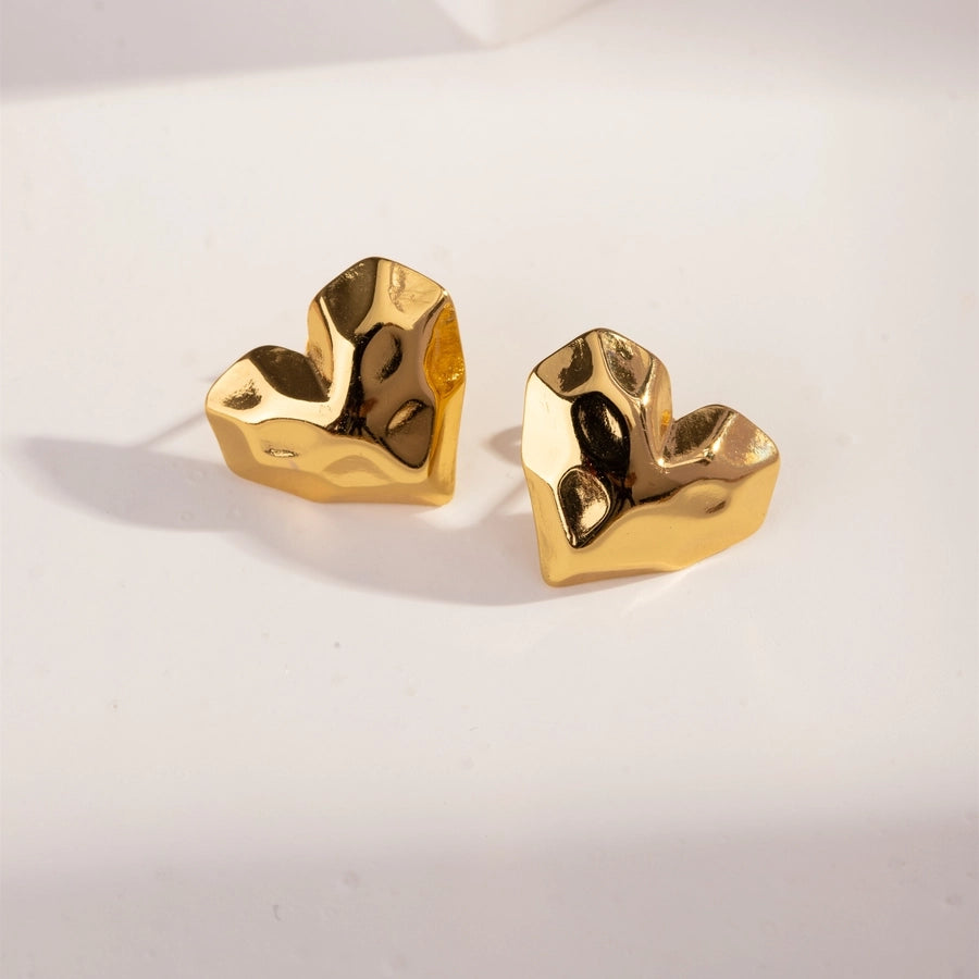 Mix Designs Earrings [304 Stainless Steel,18K Gold Plated]