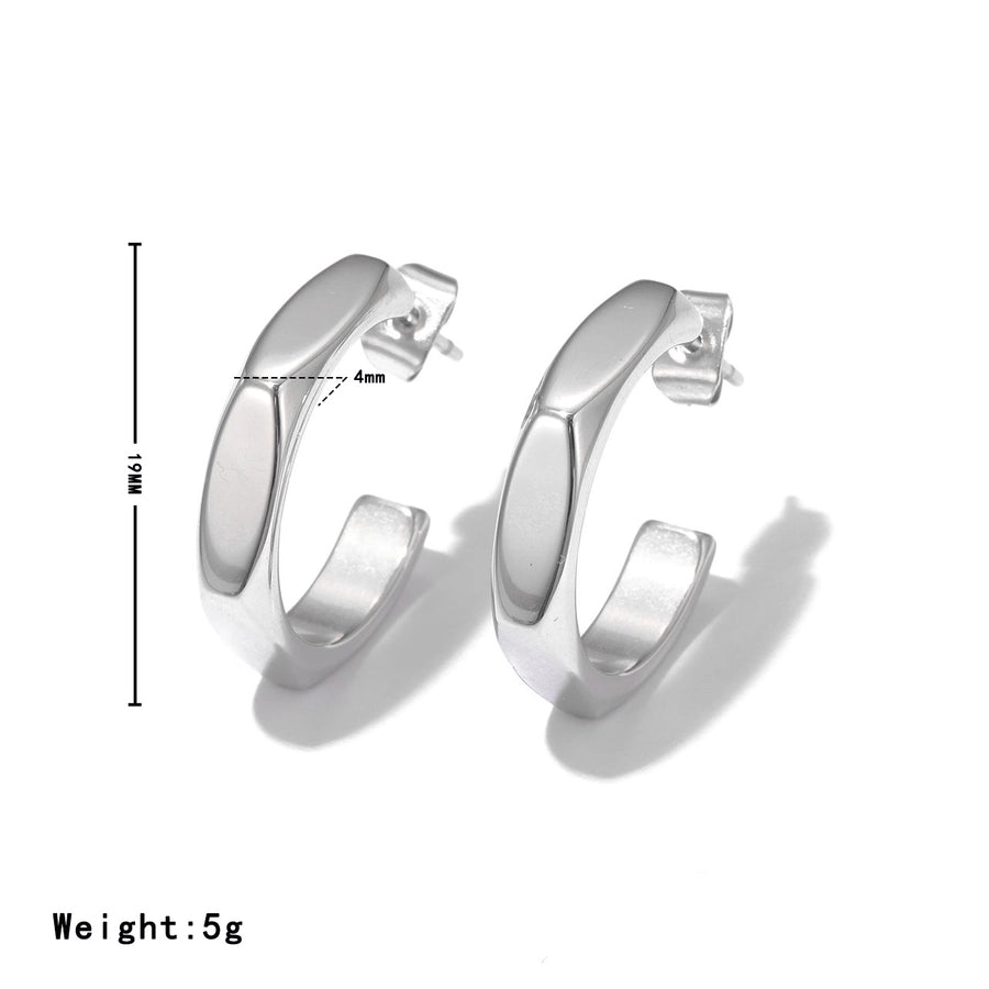 Small Hoop Earrings [304 Stainless Steel]