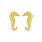 Hippocampus Earrings [304 Stainless Steel,18K Gold Plated]