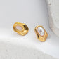 Mix Pearl Designs Earrings [304 Stainless Steel,14K Gold Plated]