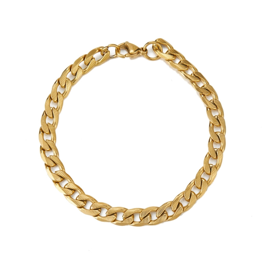 Geometric Chain Bracelets [Stainless Steel]