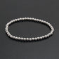 Round Beads Elastic Bracelet [304 Stainless Steel