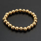 Round Beads Elastic Bracelet [304 Stainless Steel