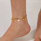 Heart Shape Acrylic Anklet [304 Stainless Steel]