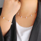 Artificial Pearl Bracelet/Necklace [304 Stainless Steel,18K Gold Plated]