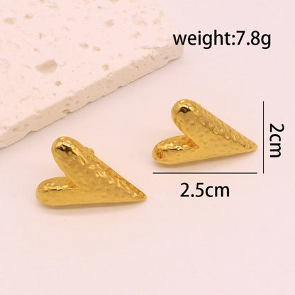 Mix Designs Earrings [304 Stainless Steel,18K Gold Plated]