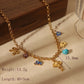 Charms Necklace [304 Stainless Steel,18K Gold Plated]