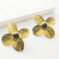 Retro Flower Earrings [304 Stainless Steel,18K Gold Plated]