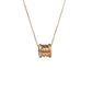 Jewelry Elegant Roman Numeral 304 Stainless Steel 18K Gold Plated Rose Gold Plated Pendant Necklace