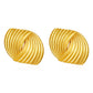 Stripe Stud Earrings [304 Stainless Steel]