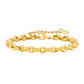 Flat Cable Chain Bracelet [304 Stainless Steel,18K Gold Plated]