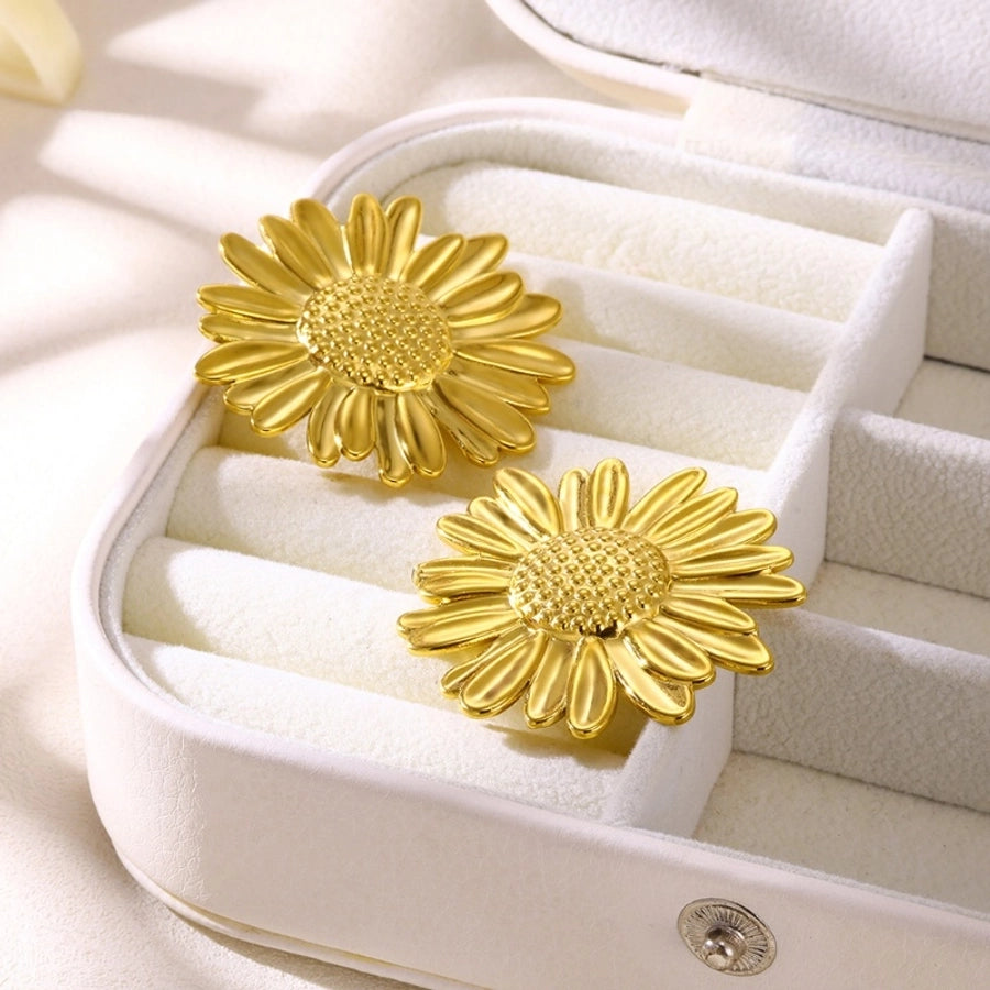 Sunflower Earrings [304 Stainless Steel]