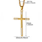 Cross Hand Pendant Necklace  [304 Stainless Steel]