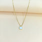 Square Pendant Box Chain Necklace [304 Stainless Steel]