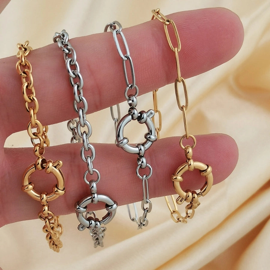 Pulsera para encantos [304 acero inoxidable]