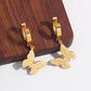 Luxuriosus Butterfly Pendientes [304 acero inoxidable, 18k dorado chapado]