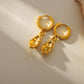 Mix Beach Designs Earrings [304 Stainless Steel,18K Gold Plated]