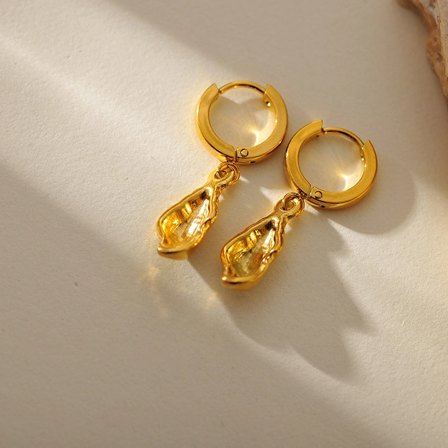 Mix Beach Designs Earrings [304 Stainless Steel,18K Gold Plated]