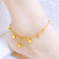 Anklet a forma di cuore [acciaio inossidabile 304, oro 18K placcato]