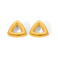 Triangle Earrings [304 Stainless Steel,18K Gold Plated]