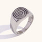 Simple Style Geometric Stainless Steel Rings 1 Piece