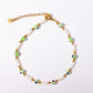 Casual Eye Resin Beaded Anklet [304 Stainless Steel]