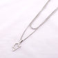 Lightning Double Layer Necklaces  [304 Stainless Steel]