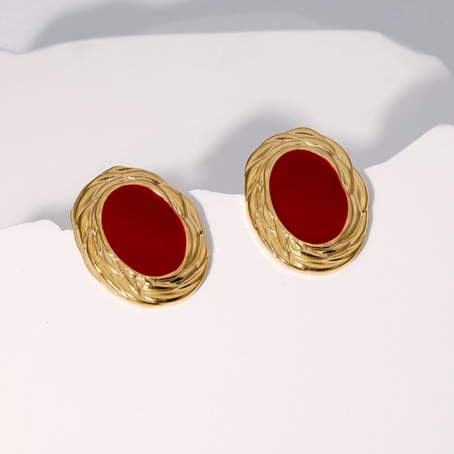 Vintage High-Grade Earrings [Stainless Steel, 18K Gold Plated]