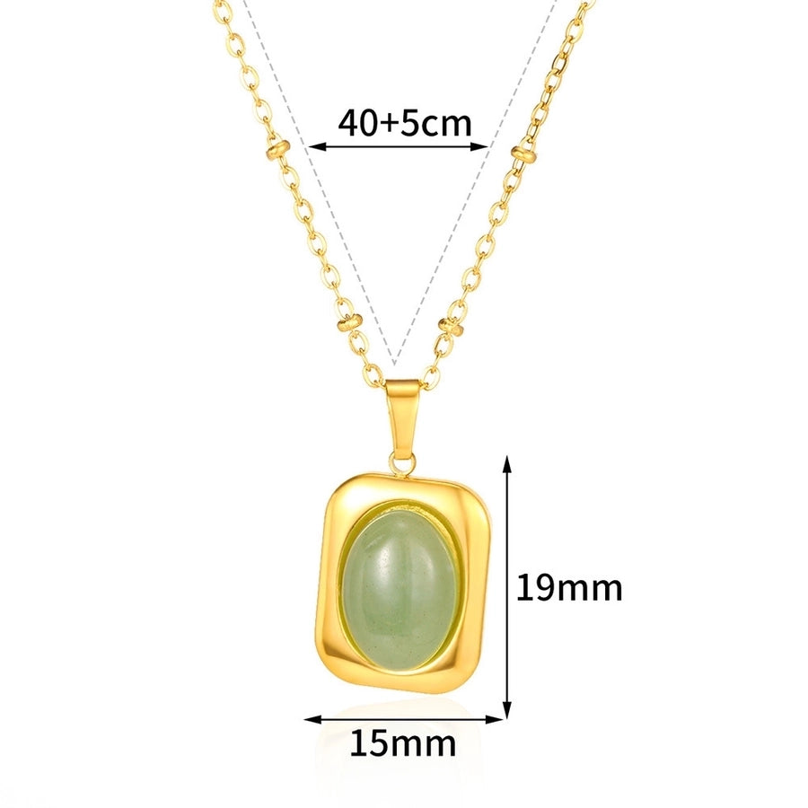 Jewelry Bohemian Round 304 Stainless Steel Plating Pendant Necklace