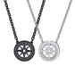 Basic Simple Style Round Pendant Necklace [304 Stainless Steel]