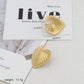 Heart Earrings [304 Stainless Steel,18K Gold Plated]