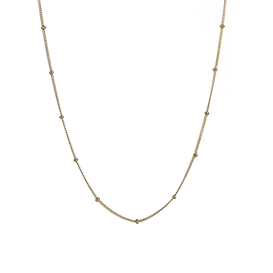 Mix Chain Necklace [304 Stainless Steel,18K Gold Plated]