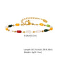 Colorful Beads Necklace/Bracelets [201 Stainless Steel]