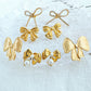 Bow Knot Artificial Pearls Ear Studs [304 rustfrit stål]