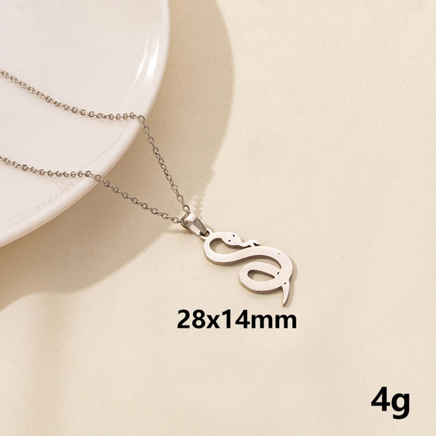 Snake Necklace [304 Stainless Steel]