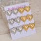 6 Pairs Simple Style Earrings Sets [304 Stainless Steel]